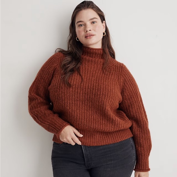 Madewell Sweaters - Madewell Plus Loretto Mockneck Pullover Sweater sz 1X NH425